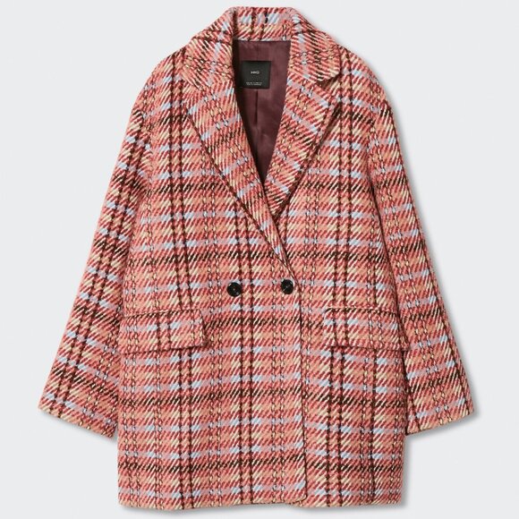 Mango Tweed Coat - Picture 1 of 15